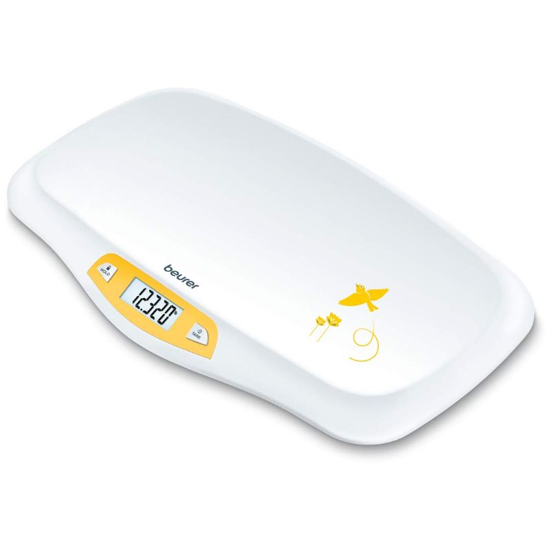 Photo 2 of Beurer BY80 Digital Baby Scale, Infant Scale for Weighing in Pounds, Ounces, or Kilograms up to 44 lbs, Newborn Baby Scale with Hold Function, Pet Scale for Cats and Dogs

