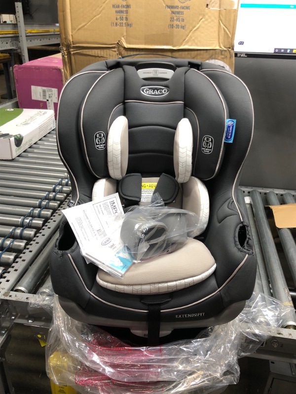 Photo 2 of Graco Extend2Fit Convertible Car Seat | Ride Rear Facing Longer with Extend2Fit, Redmond 21.5 x 19.5 x 23.5 inches

