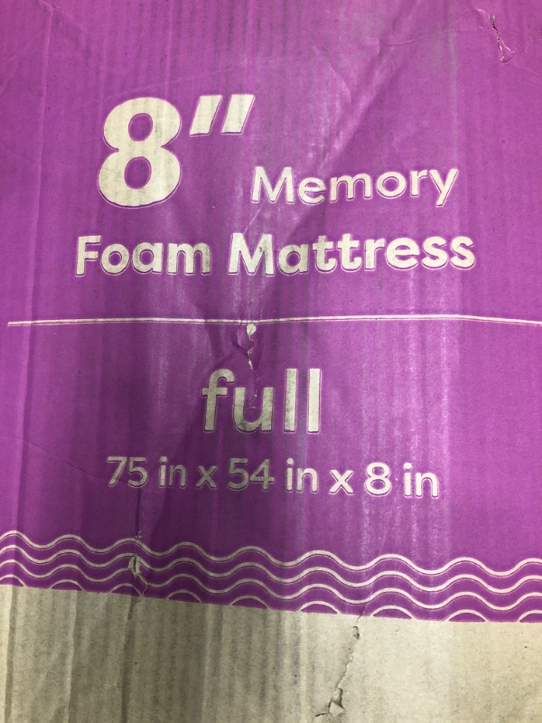 Photo 2 of Best Price Mattress 8" Signature Green Tea Memory Foam Mattress, Full 75"L x 54"W x 8"Th

