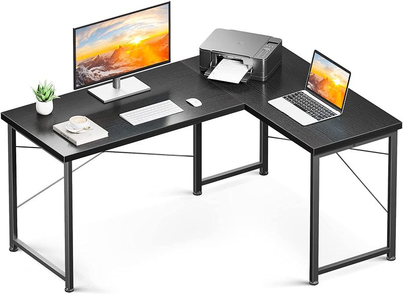 Photo 1 of Coleshome 50" L Shaped Desk Computer Desk, L Desk Computer Corner Desk for Home Office Gaming Writing Workstation, Space-Saving, Easy to Assemble 50"D x 41.3"W x 29.1"H

