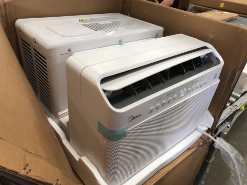 Photo 2 of USED: Midea 8,000 BTU U-Shaped Inverter Window Air Conditioner WiFi, 9X Quieter, Over 35% Energy Savings ENERGY STAR MOST EFFICIENT 19.17"D x 21.97"W x 13.46"H
