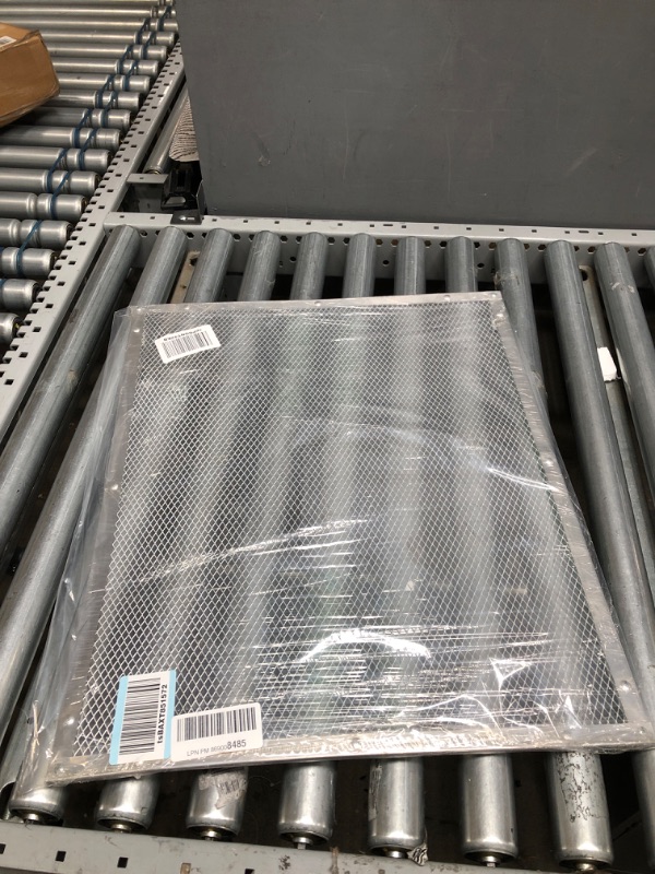 Photo 2 of Camco 43981 Aluminum Screen Door Standard Mesh Grille - Protects Your RV's Screen Door, Anodized Aluminum Will Not Corrode