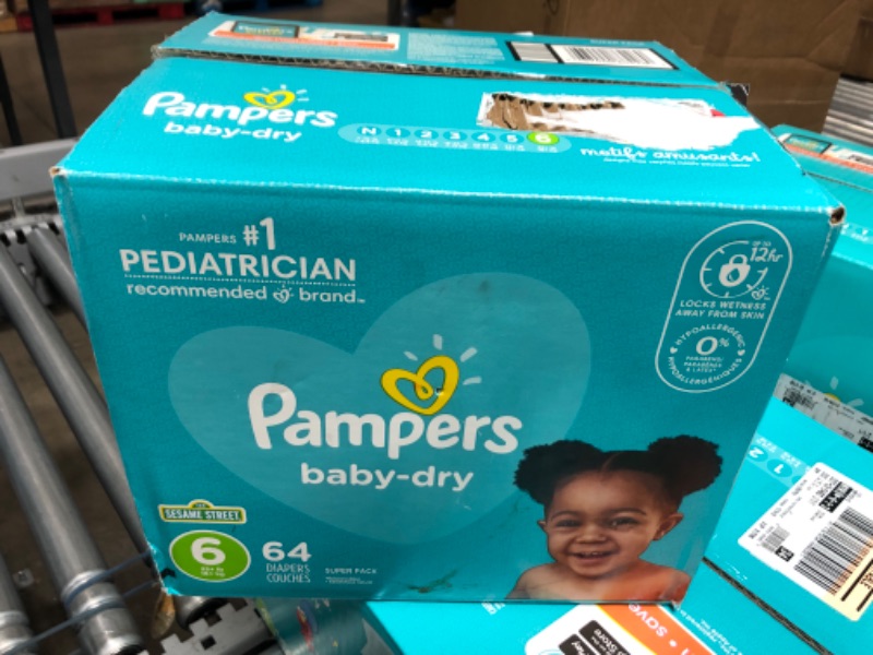 Photo 2 of Diapers Size 6, 64 Count - Pampers Baby Dry Disposable Baby Diapers