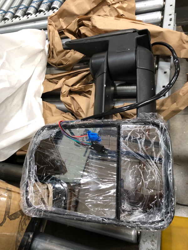 Photo 1 of AERDM New Pair Towing Mirrors Power Operated Heated Textured Black Telescoping Trailer Side Mirrors Fit Chevy/GMC/Cadillac Silverado Sierra Avalanche Suburban Tahoe Yukon XL Escalade EXT ESV