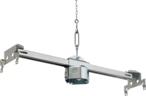 Photo 1 of 
Arlington FBRS420SC-1 Steel Fan and Fixture Fan Mounting Box for Suspended Ceiling, 70-pound capacity, Metallic, 1-Pack