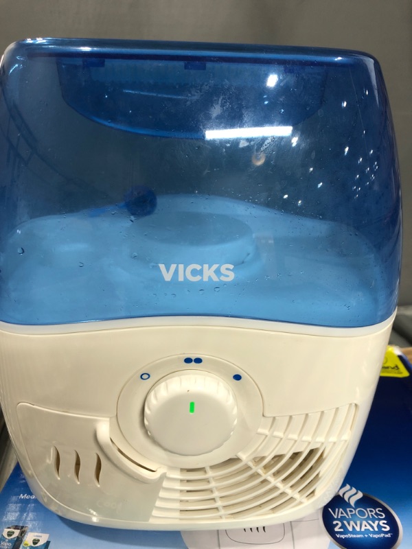 Photo 2 of Vicks Filtered Cool Mist Humidifier, Medium Room, 1.1 Gallon Tank - Humidifier for Baby and Kids Rooms, Bedrooms and More, Works with Vicks VapoPads