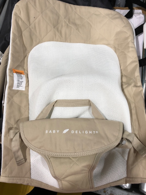 Photo 2 of Baby Delight Alpine Deluxe Portable Bouncer - Organic Oat