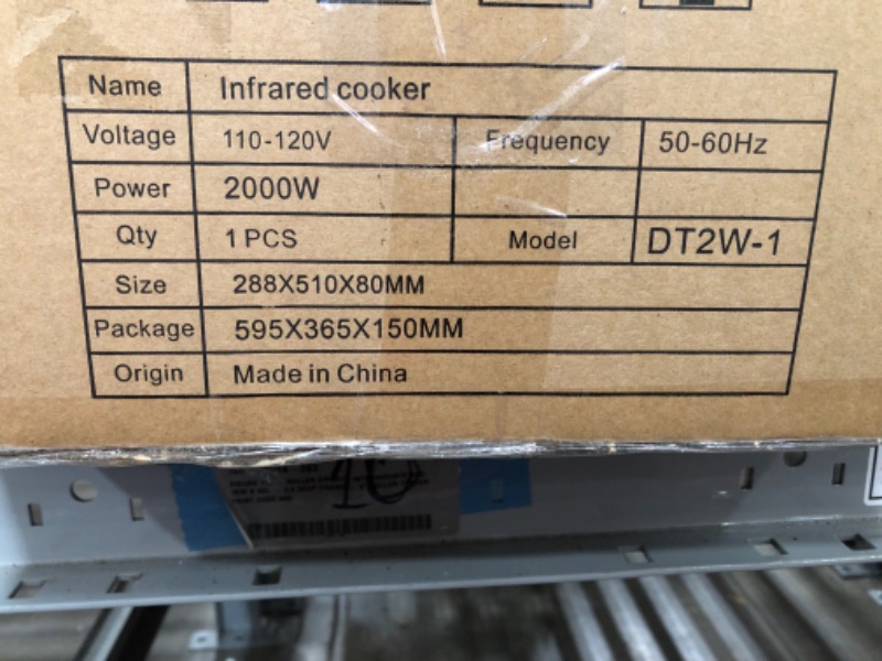 Photo 3 of Infrared Cooker - 2 Plate