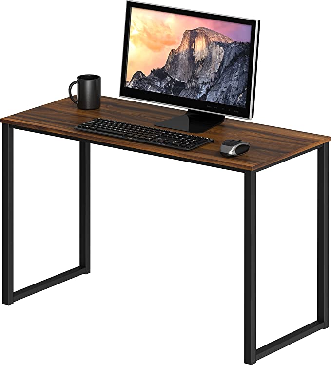 Photo 1 of SHW Home Office 32-Inch Computer Desk, Walnut
