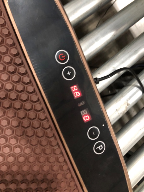 Photo 3 of EILISON Bolt Vibration Plate Exercise Machine with Loop Bands - Full Body Vibration Fitness Platform Equipment for Home Fitness, Weight Loss, Toning, Shaping & Wellness - Max 350lbs
