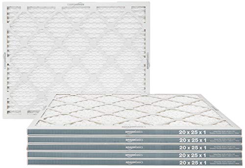 Photo 1 of Amazon Basics Merv 11 AC Furnace Air Filter - 20'' x 25'' x 1'', 6-Pack
