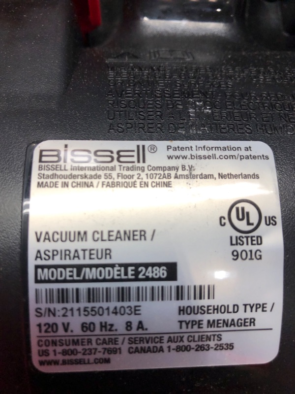 Photo 4 of BISSELL 2486 CleanView Bagless Vacuum, Powerful Multi Cyclonic System, Large Capacity Dirt Tank, Specialized Pet Tools, Easy Empty
