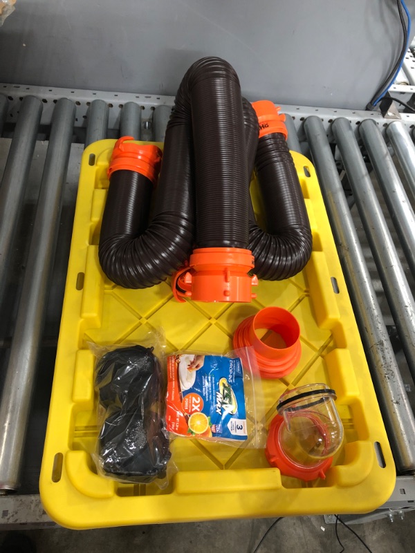 Photo 1 of Camco 39742 RhinoFLEX 20' RV Sewer Hose Kit with Swivel Fitting