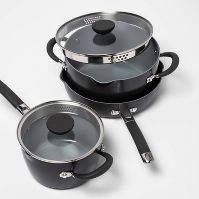 Photo 1 of 5pc Ceramic Non-Stick Aluminum Stackable Cookware Set - Made By Design™

