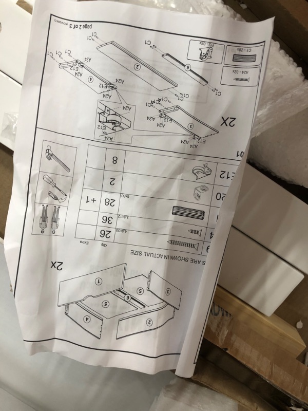 Photo 4 of **NOT COMPLETE****PARTS ONLY**
Bedz King Stairway Bunk Beds Twin over Full with 4 Drawers in the Steps and 2 Under Bed Drawers