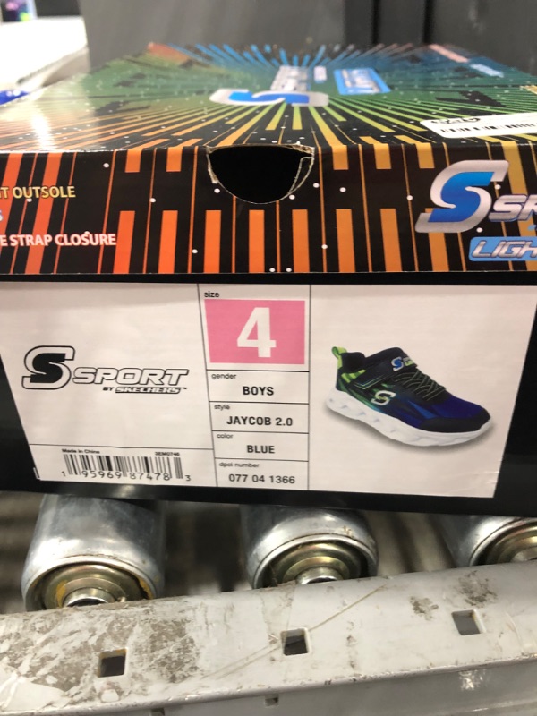 Photo 2 of Boys' S Sport by Skechers Jaycob 2.0 Performance Sneakers - Blue/Green 4
