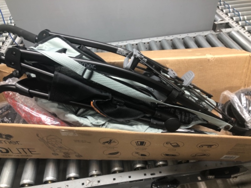 Photo 1 of Summer 3Dlite Convenience Stroller, Eucalyptus – Lightweight Stroller with Aluminum Frame, Large Seat Area, Mesh Siding, 4 Position Recline, Extra Large Storage Basket – Infant Stroller for Travel
