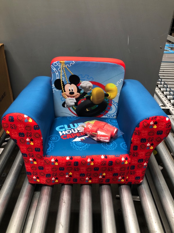 Photo 2 of Disney Mickey Mouse Upholstered Chair - Delta Children

