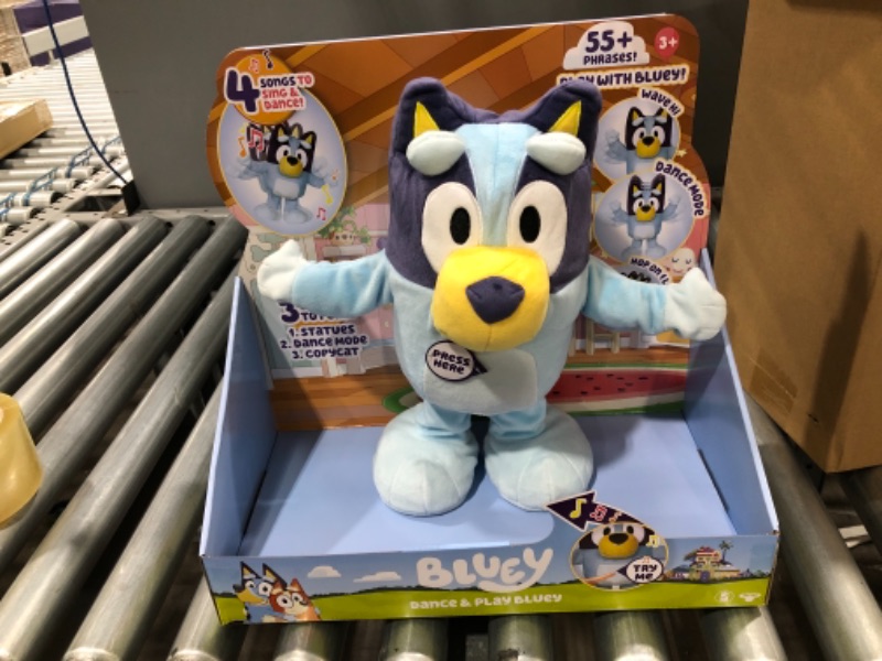 Photo 2 of Bluey Dance and Play 14" Animated Plush | Over 55 Phrases and Songs
