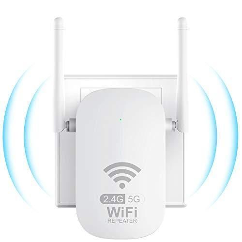 Photo 1 of New WiFi Range Extender Signal Booster with ethernet Port for Home, 1200Mbps and 40 Devices Repeater 4000FT 2.4 & 5GHz Dual Band WPS Enjoy Speed-2022-5G-E90
