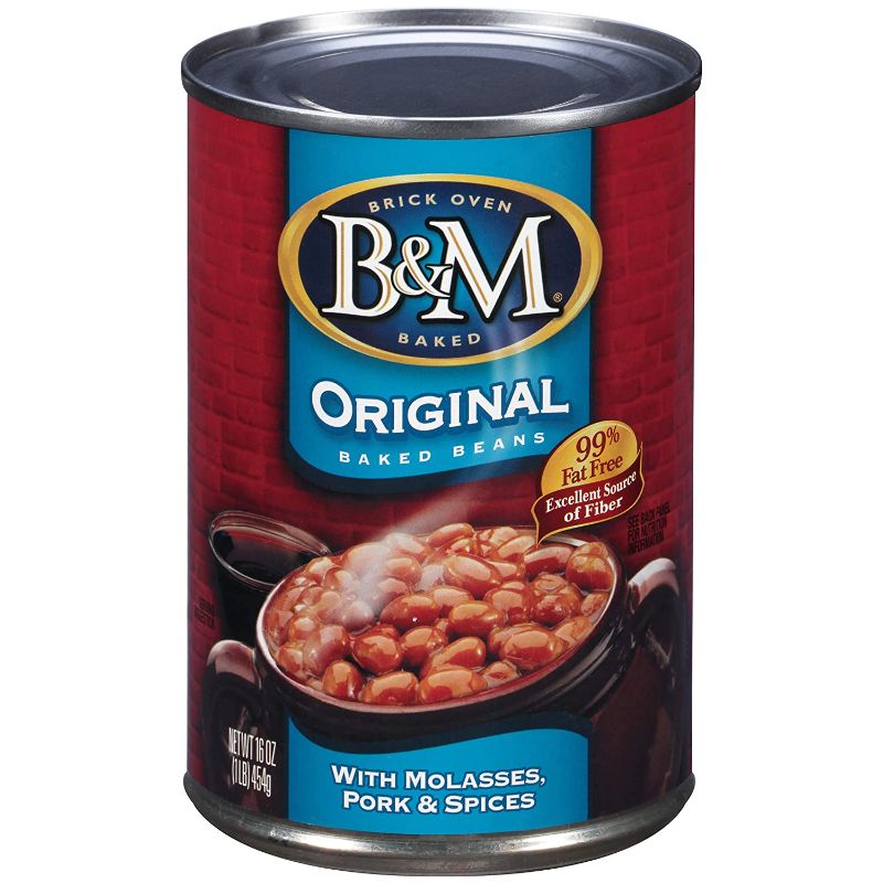 Photo 1 of  best by 3/15/23B&M Baked Beans, Original Flavor, 16 Ounce (Pack of 24)