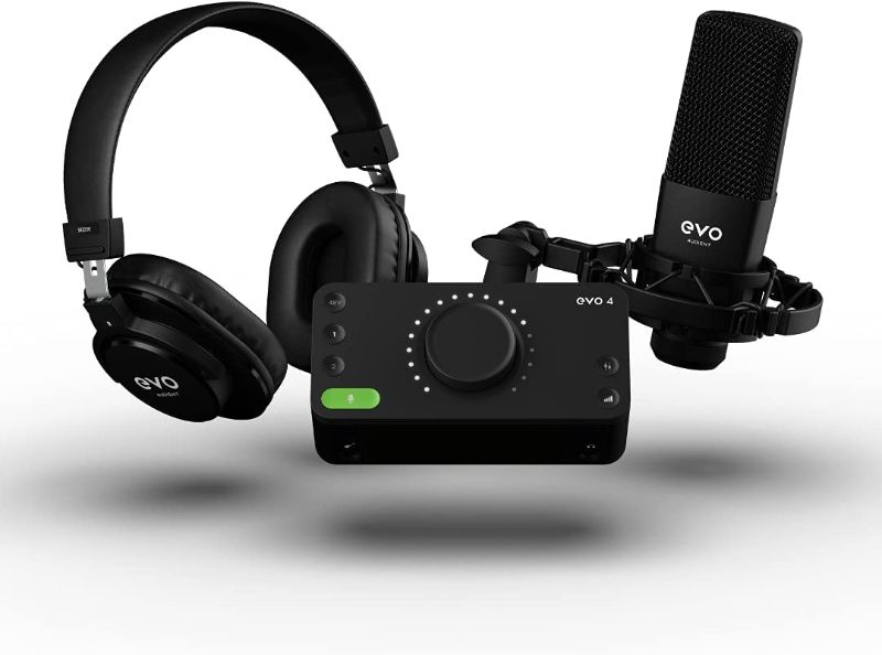 Photo 1 of Audient EVO Start Recording Bundle - 2x2 USB/iOS Recording System
