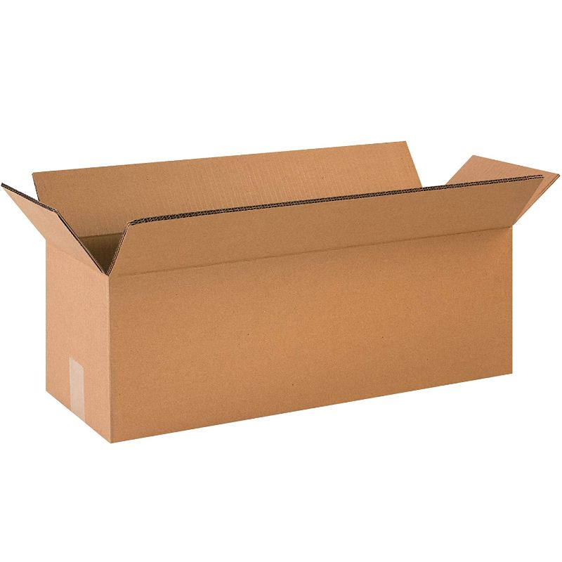 Photo 1 of Aviditi HD481616DW Heavy-Duty Double Wall Corrugated Cardboard Box 48" L x 16" W x 16" H, Kraft, for Shipping, Packing and Moving (Pack of 10)
