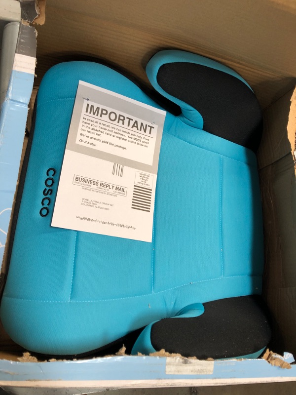 Photo 2 of Cosco Topside Backless Booster Car Seat, Turquoise