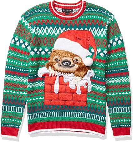 Photo 1 of Blizzard Bay Men's Ugly Christmas Sweater Sloths
XL
