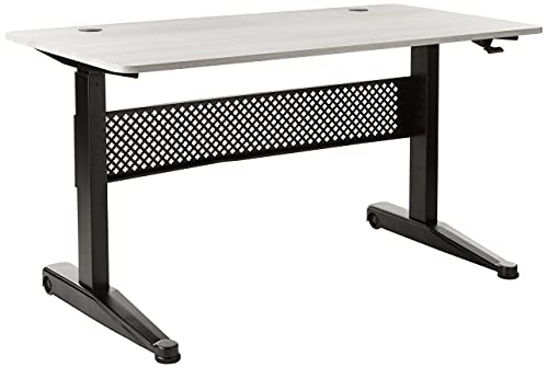 Photo 1 of ***INCOMPLETE TABLE TOP ONLY*** ApexDesk Movable Sit/Standing Desk, Pneumatic Height Adjustable from 29” to 48”, 55 X 27 in Top, Rustic Grey
