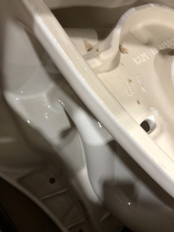 Photo 2 of ***MISSING TANK*** American Standard 2886218.020 H2Option Dual Flush Right Height Elongated Toilet 0.92/1.28 gpf
