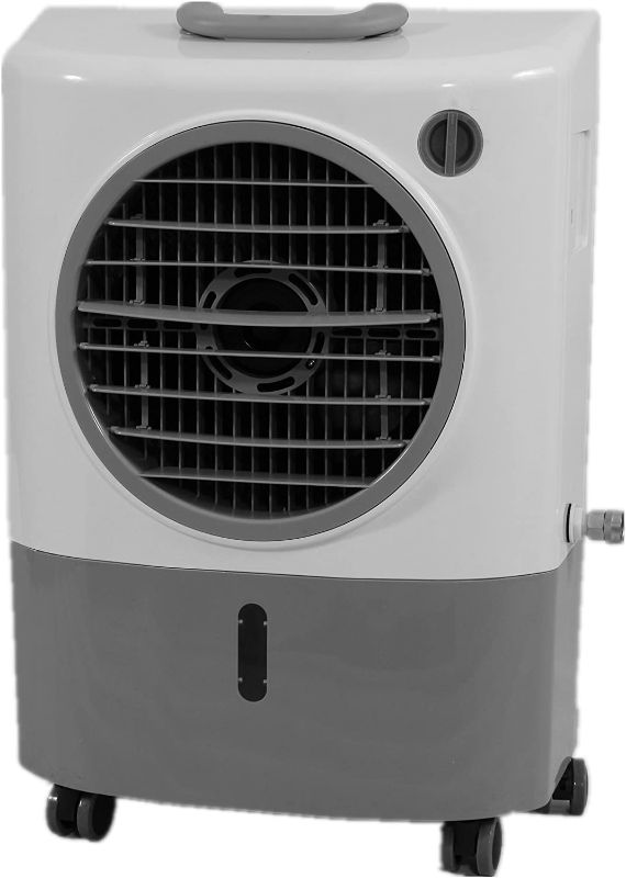 Photo 1 of HESSAIRE MC18M Portable Evaporative Cooler – Color May Vary, 1300 CFM, Cools 500 Square Feet , White