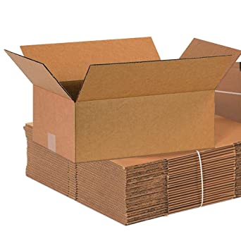 Photo 1 of BOX USA B16106 Corrugated Boxes, 16"L x 10"W x 6"H, Kraft (Pack of 25)