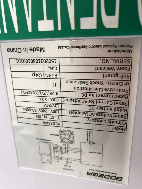 Photo 4 of BODEGA 12 Volt Car Refrigerator Dual Zone, 37 Quart (35L) Portable Fridge Freezer (-4?-46?), Electric Cooler for Vehicles, RV, Truck, Camping and Home Use,12/24V DC & 100-240V AC
