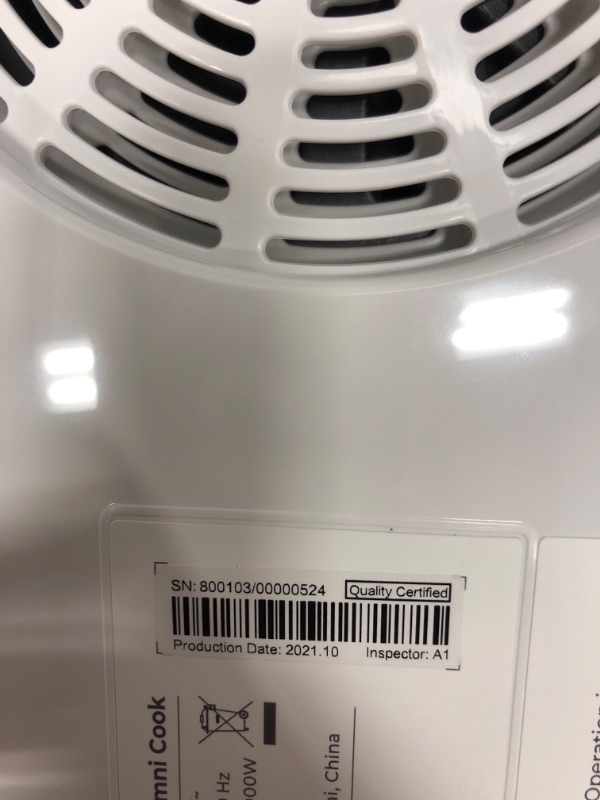 Photo 1 of TOKIT Omni Cook Robot All-in-1 Food Processor with 21 Cooking Functions Built-in 7'' Touch Screen Guided Recipes Pre-clean, Chopper, Juicer, Blender, Mixer, Weigh, Sous-Vide, Ice Crush and more