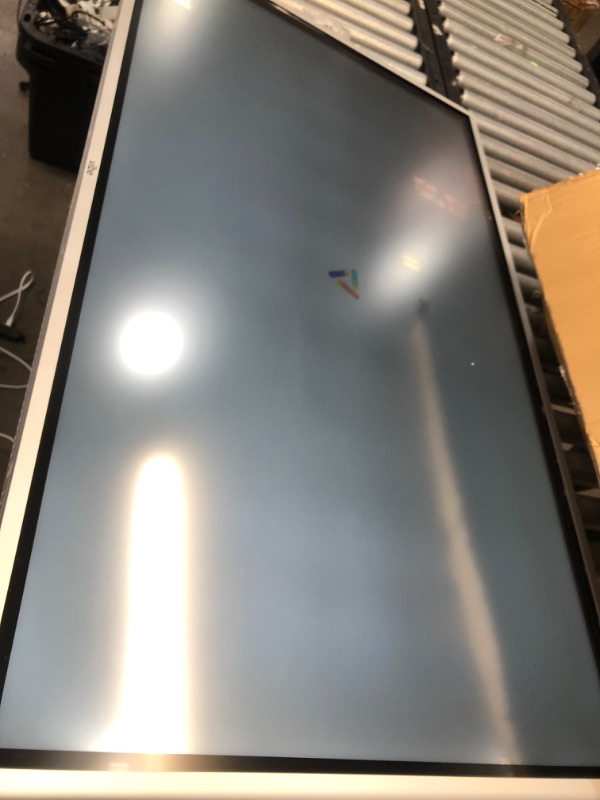 Photo 2 of TOUCH SCREEN IS NOT FUNCTIONAL BUT POWERS ON 
 Vibe S1 55'' 4K UHD Smart Digital Whiteboard, Interactive Touch Screen Computer/Giant Chromium OS Tablet for Classroom and Business, Robust App Ecosystem for Hybrid Collaboration (Board Only)
