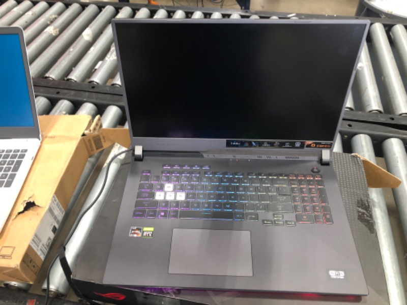 Photo 3 of NEEDS PROFESSIONAL WORK GETTING ERROR MESSAGE 
ASUS ROG Strix G17 (2021) Gaming Laptop, 17.3” 144Hz IPS Type FHD, NVIDIA GeForce RTX 3050 Ti, AMD Ryzen 7 5800H, 16GB DDR4, 512GB PCIe NVMe SSD, RGB Keyboard, Windows 10, G713QE-RB74
