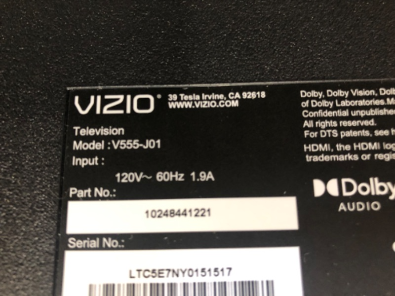 Photo 6 of VIZIO 55" Class V-Series 4K UHD LED Smart TV V555-J01
