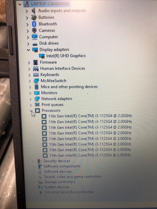 Photo 11 of HP 15-dy2046ms Intel Core i3-1125G4 8GB/128GB 15.6'' Windows 11 Laptop
