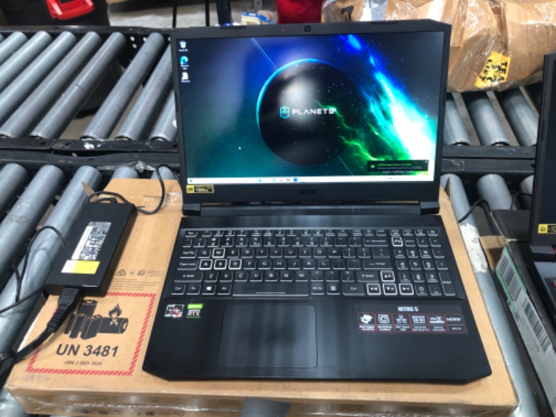 Photo 2 of Acer Nitro 5 AN515-45-R9QH Gaming Laptop, AMD Ryzen 9 5900HX (8-Core) | NVIDIA GeForce RTX 3080 Laptop GPU | 15.6" QHD 165Hz 3ms IPS Display | 32GB DDR4 | 1TB NVMe SSD | WiFi 6 | RGB Backlit Keyboard
