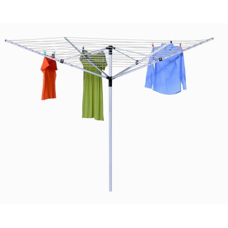 Photo 1 of **MISSING PARTS**DAMAGED**  Honey Can Do Aluminum 165-Ft. Outdoor Umbrella Dryer
