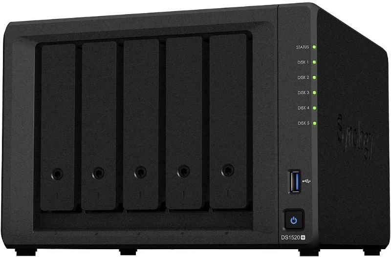 Photo 1 of Synology NAS DiskStation DS1520+ (Diskless), 5-Bay; 8GB DDR4
