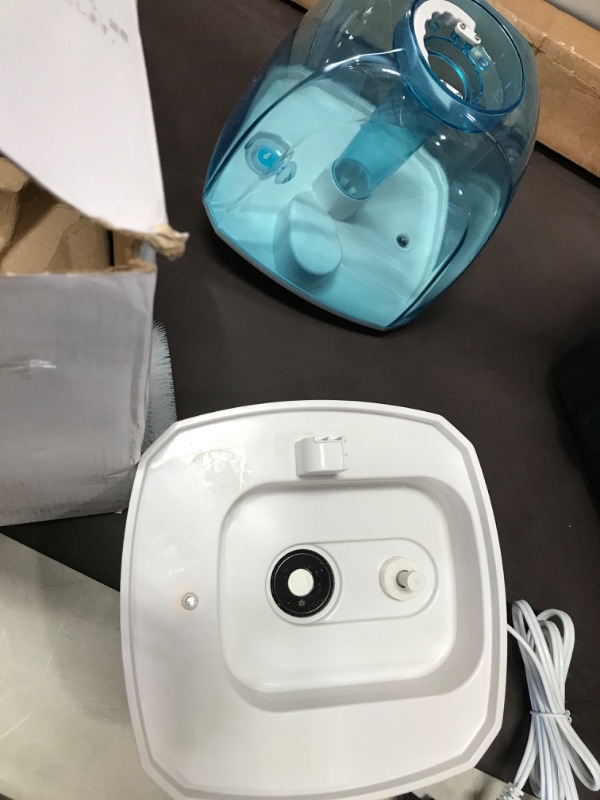 Photo 2 of **TESTED MISSING PARTS** Cool Mist Humidifier - 4.5L Ultrasonic Humidifiers for Bedroom, Quiet Humidifier Large Room with 3 Mist Levels, Sleep Mode, Smart Timer, Night Light, All Night Moisture Humidifier for Baby Home Office. missing cap
