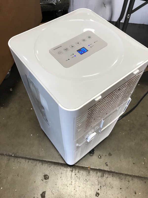 Photo 4 of **USED** MINOR DAMAGE FROM SHIPPING** TURBRO Greenland 8,000 BTU Portable Air Conditioner, Dehumidifier and Fan, 3-in-1 Floor AC Unit for Rooms up to 300 Sq Ft, Sleep Mode, Timer, Remote Included (5,000 BTU SACC)
