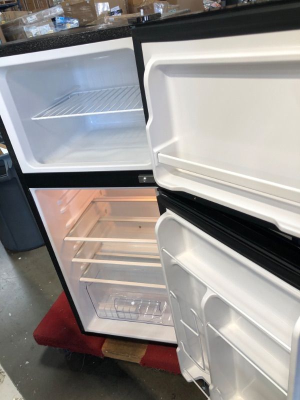 Photo 4 of 	Frigidaire EFR451 2 Door Refrigerator/Freezer, 4.6 cu ft, Platinum Series, Stainless Steel, Double