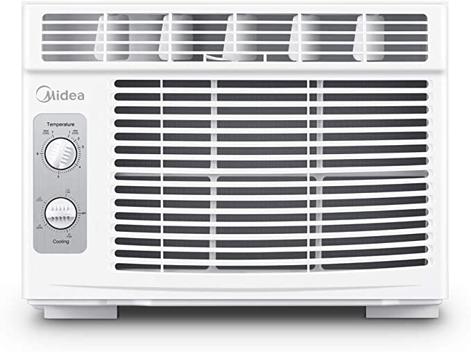 Photo 1 of **PARTS ONLY**Midea 5,000 BTU EasyCool Window Air Conditioner and Fan - Cool up to 150 Sq. Ft. with Easy to Use Mechanical Control and Reusable Filter