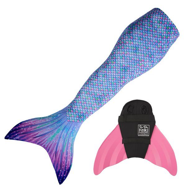 Photo 1 of Aurora Borealis Mermaid Tail + Monofin Set