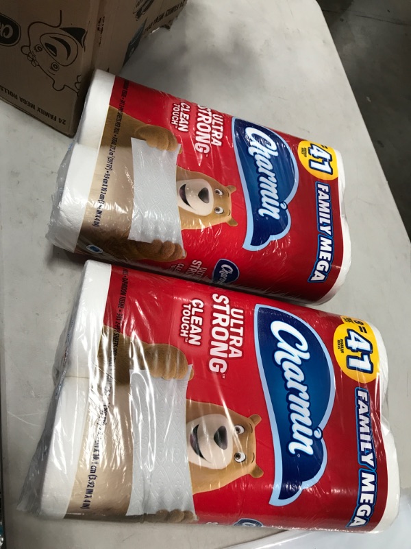 Photo 2 of **CASE OF 3 8 PACKS* MINOR DAMAGE TO SOME* Charmin Ultra Strong Toilet Paper,  Mega Roll 24ROLLS
