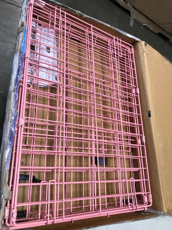 Photo 3 of **MINOR DAMAGE** Midwest Homes iCrate Single Door Dog Crate, Pink