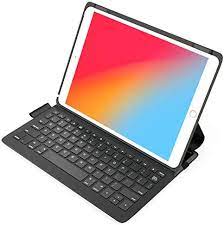 Photo 1 of **TESTED* Inateck Spanish Keyboard for iPad 10.2 inch (9th / 8th / 7th Generation) and iPad Air 10.5 inch (3rd Generation) - Spanish (Latin America) Layout, KB02017 Dark Gray
